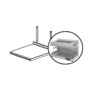 Étagère en inox support pour salamandre L 600 x l 478 mm