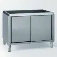 Meuble à 2 portes battantes sans dessus longueur hors-tout 992 mm