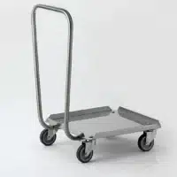 Porte-casiers GA à dosseret acier inoxydable hauteur 850 mm