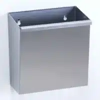Poubelle murale inox 12 litres