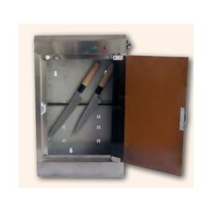 Armoire de stérilisation couteaux à tube uv, avec barre aimantée, profondeur 125 mm