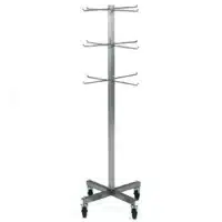 Arbre à crochets porte-ustensiles acier inoxydable hauteur 1755 mm