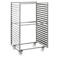 Chariot de stockage euronormes acier inoxydable 1000 x 800 mm