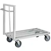 Chariot plate-forme à claires voies avec une plate-forme 1000 x 600 mm largeur 600 mm