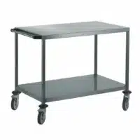 Chariot polyvalent avec 2 plateaux 1000 x 600 mm hauteur 850 mm