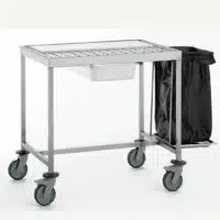 Chariot pour sachets sous-vide acier inoxydable hauteur 850 mm