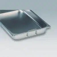 Bac gastronorme acier inox avec anses rentrantes GN 1/6, 176 x 162 mm