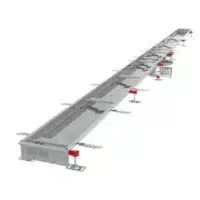 Caniveau inox Modul 200 sortie horizontale