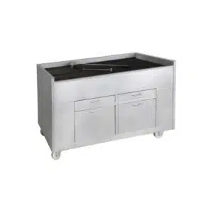 Churrasco professionnel, Grills à Charbon de Bois statiques, sans ventilation, Ligne 600, largeur 600 mm