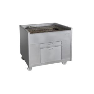 Churrasco professionnel, Grills à Charbon de Bois statiques, avec ventilation, Ligne 600, largeur 600 mm