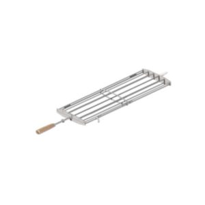 Grille rotatif, 3 poulets de 1 Kg pour Churrasco au Charbon de Bois professionnel