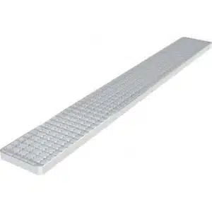 Grille classe L15, caillebotis anti-dérapante double crantée electropolie, Longueur 1000 mm