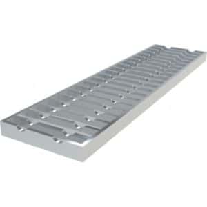 Grille classe C250, caillebotis a barreaux, anti-dérapante, Longueur 500 mm