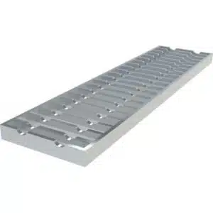 Grille classe C250, caillebotis a barreaux, anti-dérapante, Longueur 500 mm