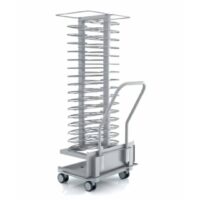 Chariot à assiettes pour fours mixtes 20 niveaux GN 1/1
