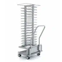 Chariot à assiettes pour fours mixtes 20 niveaux GN 1/1