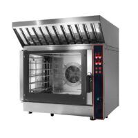 Four mixte à injection directe avec commandes latérales 5 niveaux 380 V TRI+N