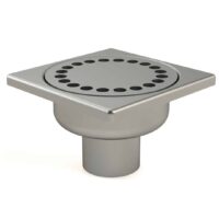 Siphon de sol sans platine sortie verticale , Ø 40 mm