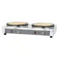 Appareil à crêpe professionnel double