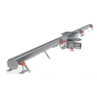 Caniveau en inox sortie horizontale centrée Modul 20