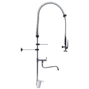 Douchette EC/EF mono-trou, avec col de cygne, mélangeur avec levier, H 580mm