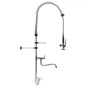 Douchette EC/EF mono-trou, avec col de cygne, mélangeur avec levier, H 580mm