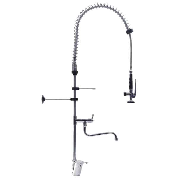 Douchette EC/EF mono-trou, avec col de cygne, mélangeur avec levier, H 580mm