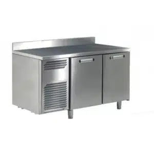 Meuble arrière réfrigéré sur groupe logé, profondeur 800 mm, 2 portes