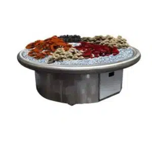 Module à coquillage en inox AISI 304, ø1800 mm