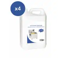 Lot de 4 nettoyants friteuse 5 L