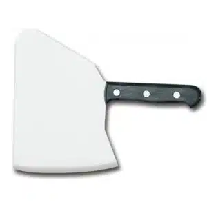 Couteau parisien, manche ABS noir à 3 rivets alu, longueur lame : 285 mm,