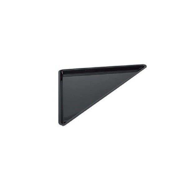 Plat plexi noir triangle , 400/400 x 565 x 17 mm