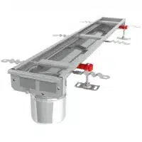 Caniveau de sol Modul 125 sortie verticale en bout
