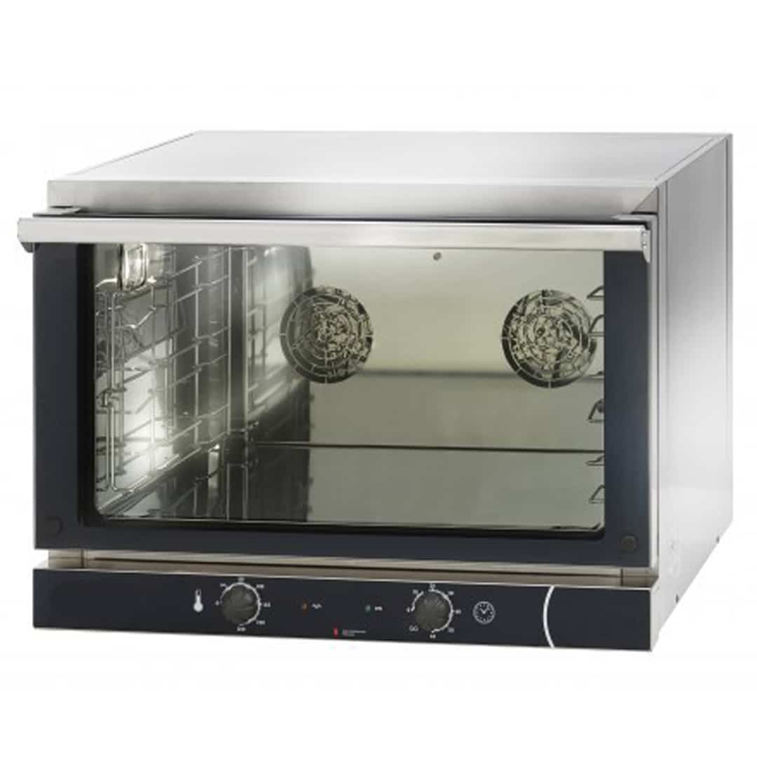 Four à convection électromécanique 3 niveaux inox capacité 3 x (600x400) 3,15 kW