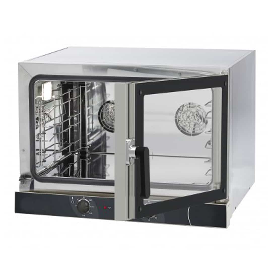 Four à convection électromécanique 3 niveaux inox capacité 3 x (600x400) 3,15 kW – Image 2