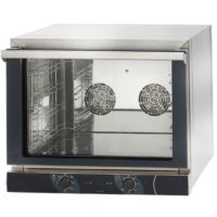 Four à convection électromécanique 4 niveaux inox capacité 4 , 435x350 mm 3 kW