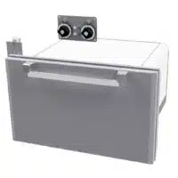 Four électrique encastrable statique GN 2/1 400V/3N