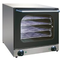 Four à convection électrique inox 2.67 kW 4 niveaux 438x315 mm