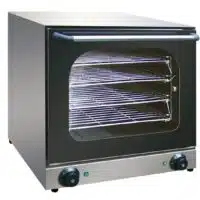 Four à convection électrique inox 2.67 kW 4 niveaux 438x315 mm