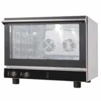 Four à convection - air pulsé, commandes électromecaniques, 4 niveaux GN 1/1 et 600 x 400, avec humidificateur manuel
