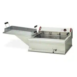 Friteuse pour pâtisserie a poser, cuve de 24L, L 800 x P 700 x H 250 mm