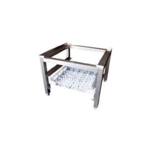 Support pour lave vaisselle en acier inoxydable