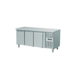 Meuble réfrigéré gamme 700, sans dosseret, acier inoxydable, 406 l, - 18 - 22 (°C)