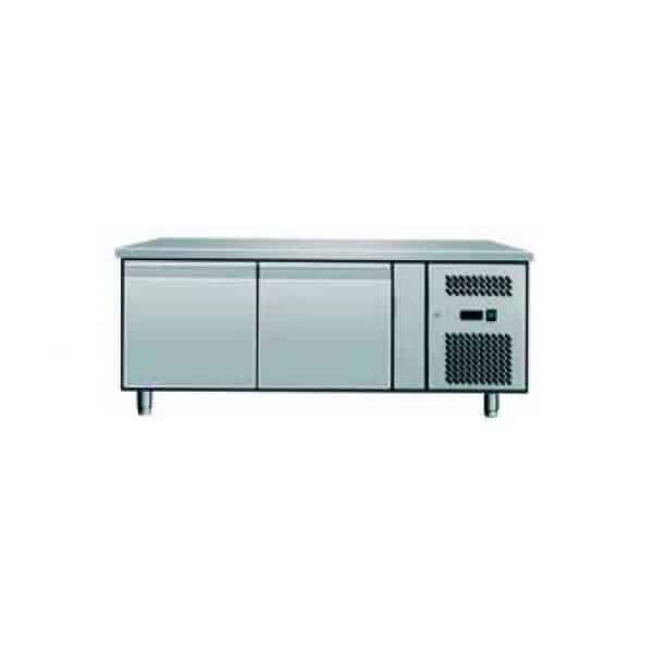 Meuble réfrigéré gamme 650, sans dosseret, acier inoxydable, 162 l, - 2 + 8 (°C)