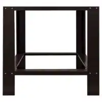 Piétement pour four à pizza électrique 6 Kw en tôle epoxy noire