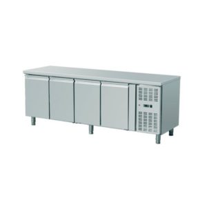 Meuble réfrigéré gamme 600, sans dosseret, 4 portes, 553 l,- 2 + 8 (°C)