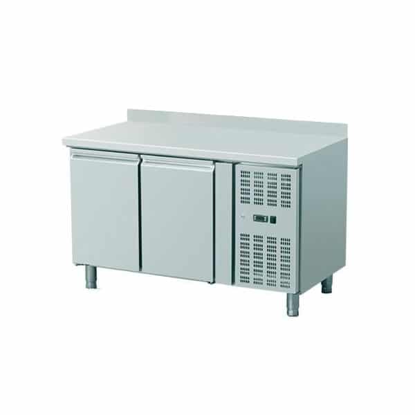 Meuble réfrigéré gamme 600, avec dosseret, 2 portes, 215 l, -2 + 8 (°C)