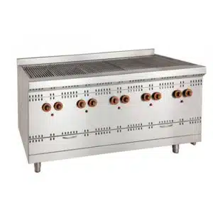 Grill à gaz haut rendement, ligne 800, modèle GGSD-5C, longueur 1600 mm