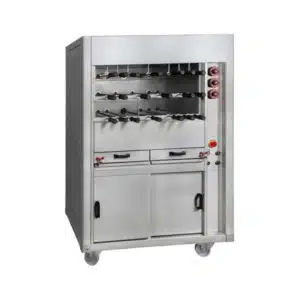 Grill à gaz pour Rodizio, ligne 740 triple, modèle RBG, longueur 1100 mm