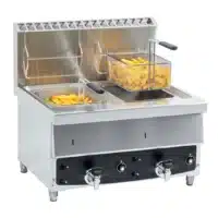 Friteuse à gaz 2 x 10 L